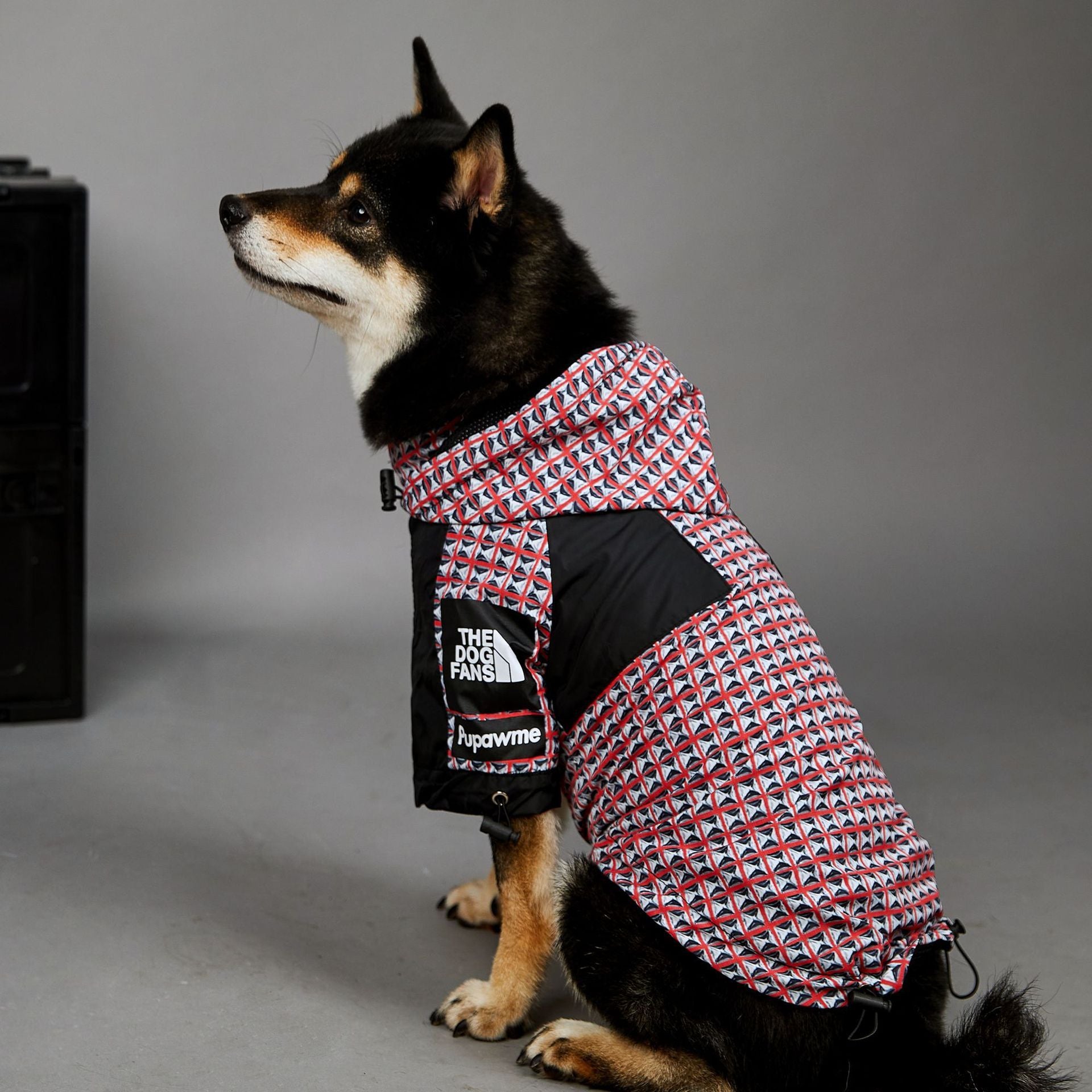 The Dog Fans Regenjacke kariert in 3 verschiedenen Farben